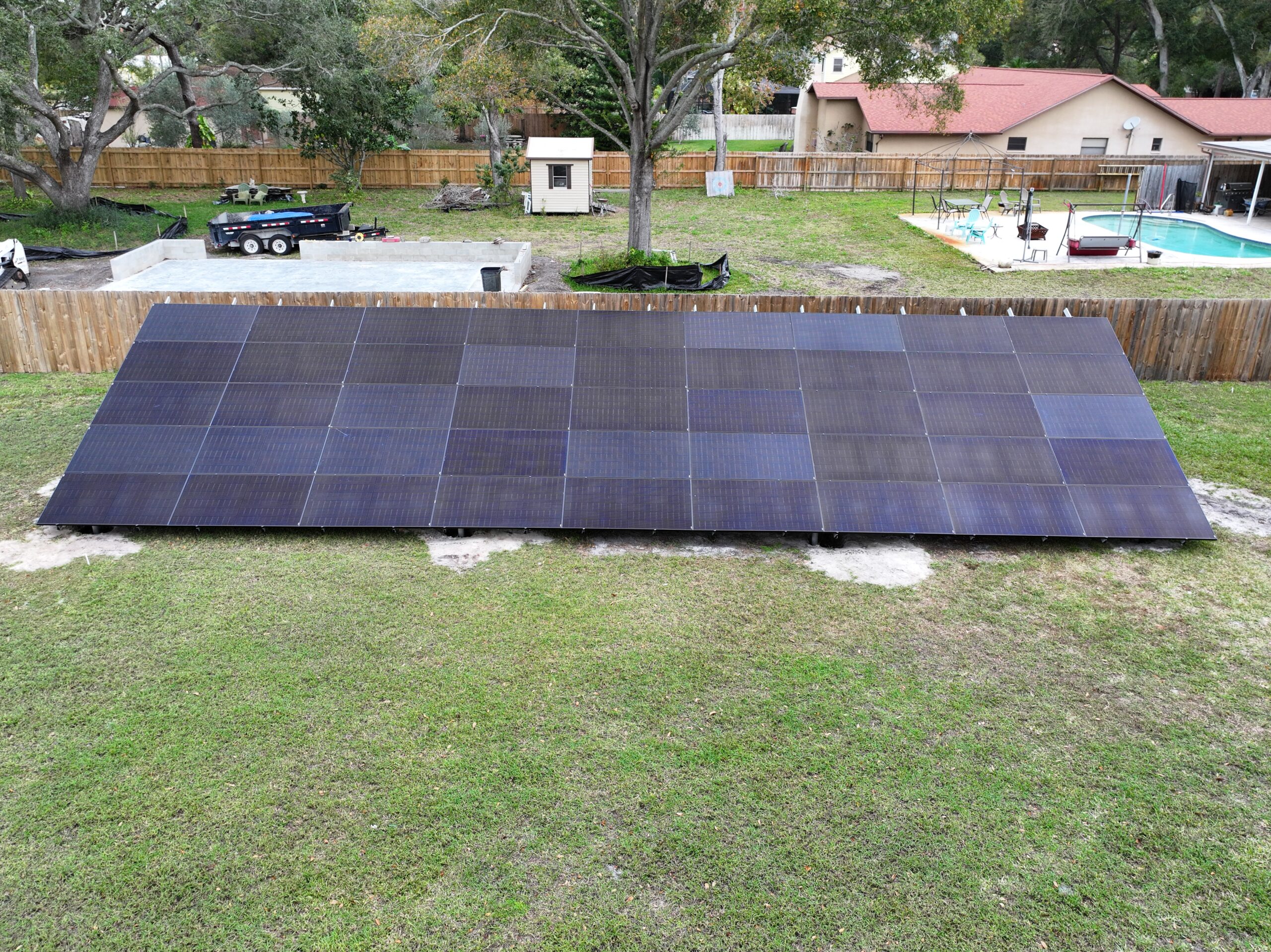 Large-Scale Residential Solar Array