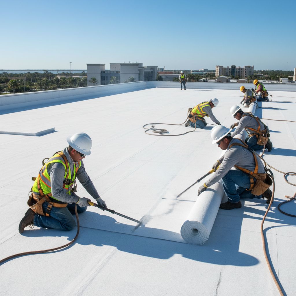 Commercial Roofing Project - Office Building